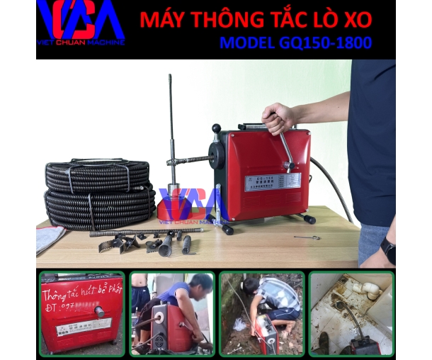 MÁY THÔNG CỐNG LÒ XO GQ 150-1800w